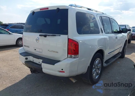 2012 Nissan Armada Platinum from USA, damaged, VIN 5N1BA0NF0CN622250